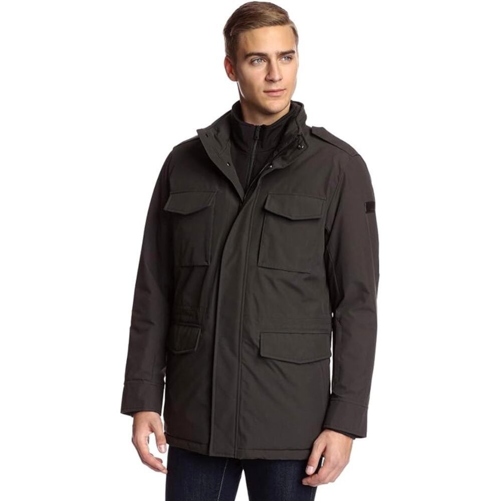TUMI Tech Performance Field Jacket Utility Parka Anorak Winter Insulated Size M